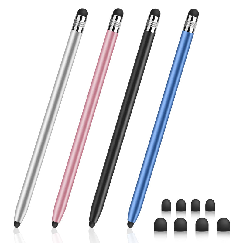 Stylus for Touch Screens, Digiroot 4-Pack Stylus Pens High Sensitivity & Precision Capacitive Stylus for iPhone/ iPad Pro/ Tablets/ Samsung/ Galaxy/ PC