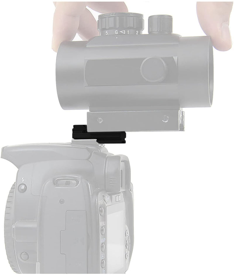 [AUSTRALIA] - Astromania Plate for The Flash Shoe of DSLR Cameras - Mount The 1X40RD Reflex Red Green Dot Sight to DSLR Cameras 