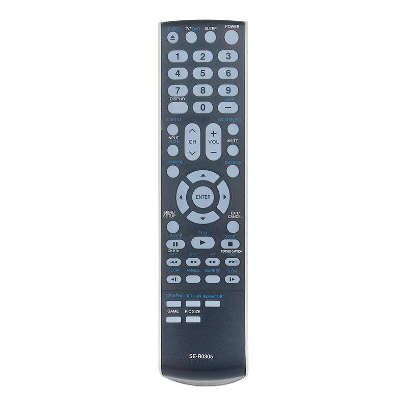SE-R0305 Replacement Remote AIDITIYMI Remote Control for Toshiba TV/DVD 22LV505C 22LV61K 22LV610 22LV611U-T SER0305 15LV505 19CV100U 19LV61K 19LV505 19LV505C 19LV506 19LV610 19LV610U 19LV61