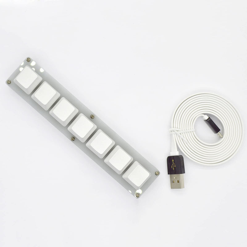 LICHIFIT 7 Keys Keyboard USB Interface Custom Macro Mini Mechanical Keyboard for Sayobot OSU
