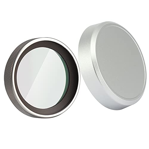 Haoge MC UV Protection Multicoated Ultraviolet Lens Filter with Metal Lens Hood for Fujifilm Fuji X100V X100F Camera, with Metal Lens Cap