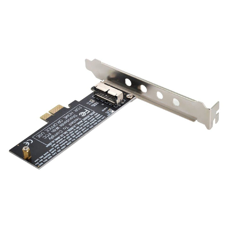 Cablecc PCI Express PCI-E 1X to 12+16Pin 2013-2017 Mac Pro Air SSD Convert Card for A1493 A1502 A1465 A1466 Black PCI-E 1X