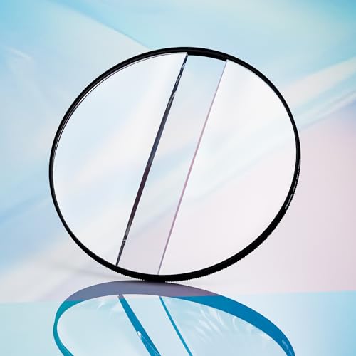 Camera Effect Filter 77mm Bimonthly Filter, Lens Filter with Localized Sharpness Effect, Perfect Photographer Gift for Creative Photography CF018