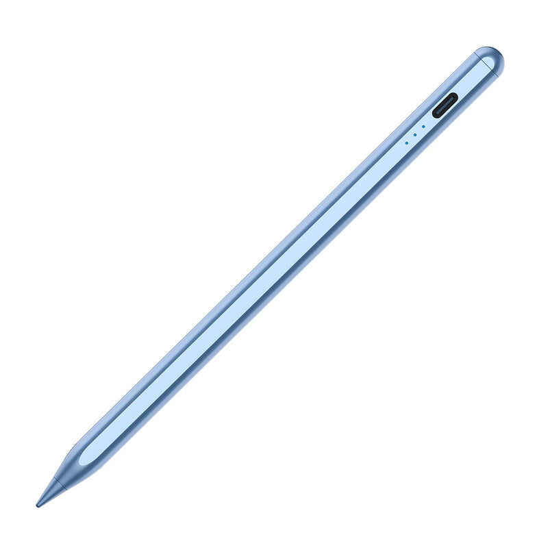 Stylus Pen for iPad, Palm Rejection Apple Pencil for iPad Pro 2021 11/12.9 Inch 2018-2022, iPad 9th Gen, iPad 6/7/8th Gen, iPad Air 3/4/5, Upgraded Tilt Sensitivity Magnetic Stylus Apple Pen, Sky Blue