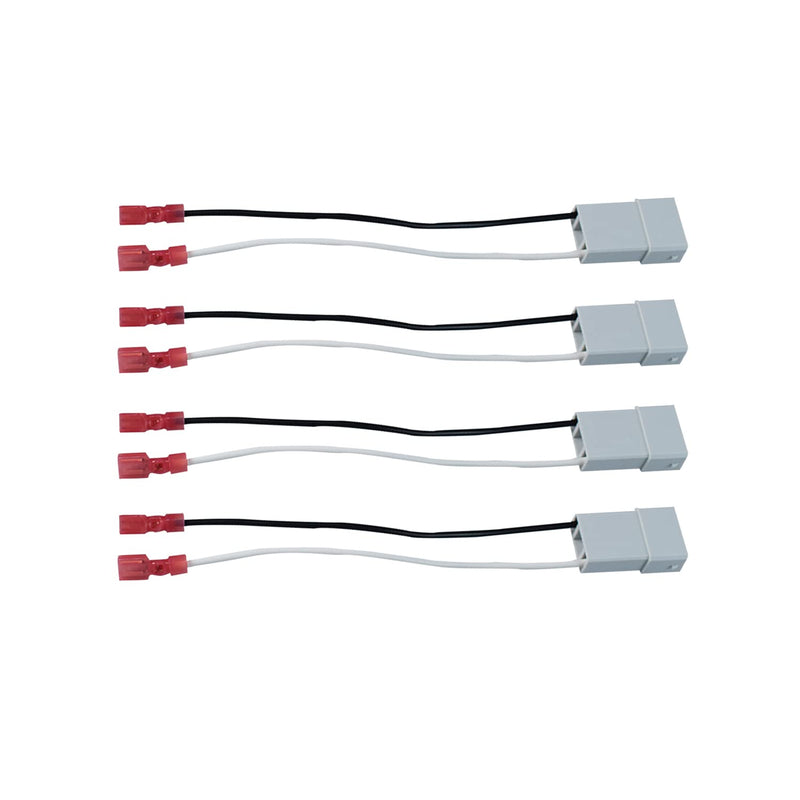 4 Pack Speaker Harness Replacement for Honda Accord Civic CRV Acura CL TL RL Integra Models Front Rear Door Speaker Wiring Harness Adapter 72-7800 - Door Speaker Replacement