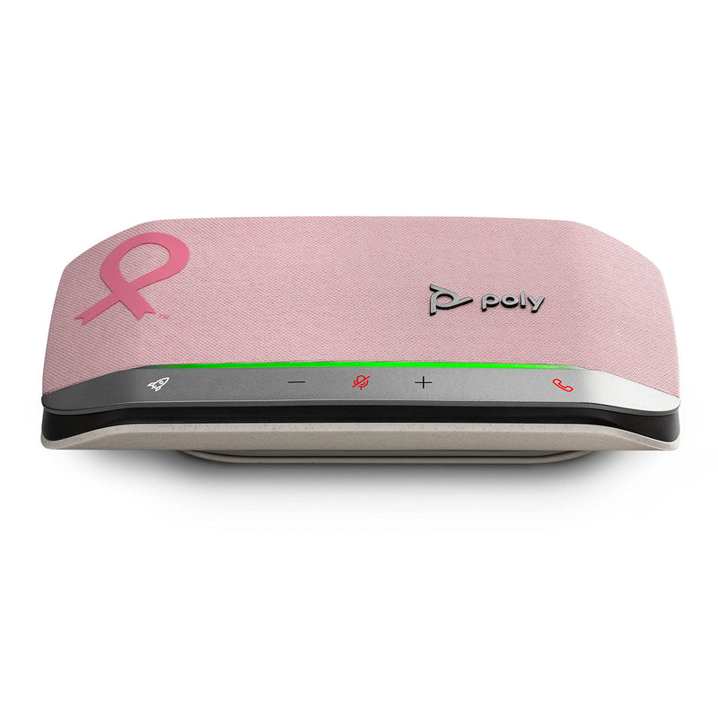 Poly – Sync 20 USB-A Pink Personal Bluetooth Smart Speakerphone (Plantronics) - Connect to Cell Phone via Bluetooth, PC/Mac via Included USB-A Cable - Works with Teams, Zoom (Certified) & More Standard Version