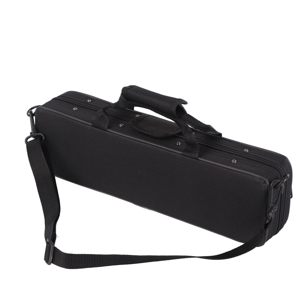 16 Holes Flute Cases Oxford Cloth Carrying Case Bag Flute Accessories Waterproof Wear Resistant Lightweight 16 Holes Flute Carrying Bag for Transverse Flute 39.5x12x7cm