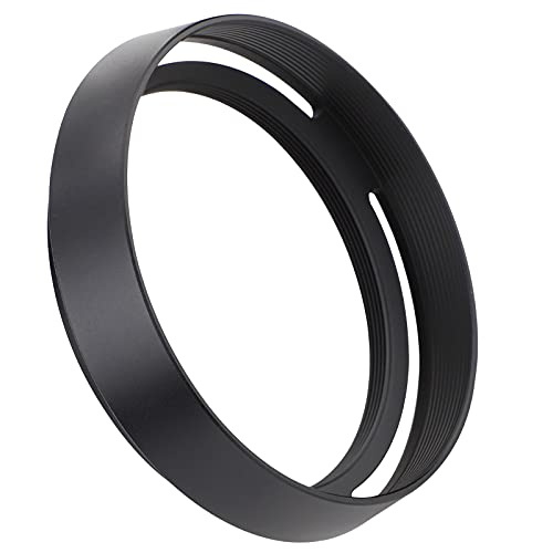 Metal Lens Hood Shade with Cap for Leica Q3 Q3-43 Q2 Q Q-P QP Typ 116 Typ116 Digital Camera Black