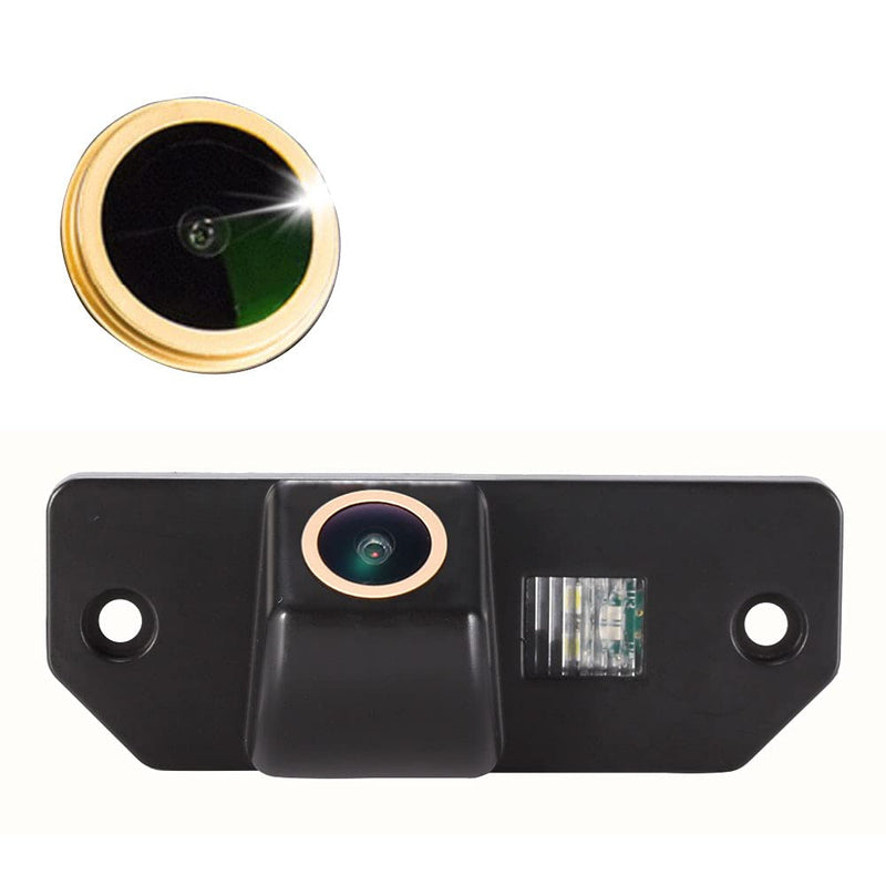 Caros Fisheye 1280x720 Pixels car Backup Camera Reverse Parking Rear View Vehicle Camera Replacement for Ford Mondeo Focus(2 Carriage) C-Max Sedan(3 Carriage) MK Waterproof Night Vision Wide Angle