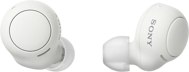 Sony True Wireless Headphones - Up to 20 Hours Battery - Charging case - Voice Assistant Compatible - Built-in mic for Phone Calls - Reliable Bluetooth - WF-C500/WZ - Limited Edition - Pearl White