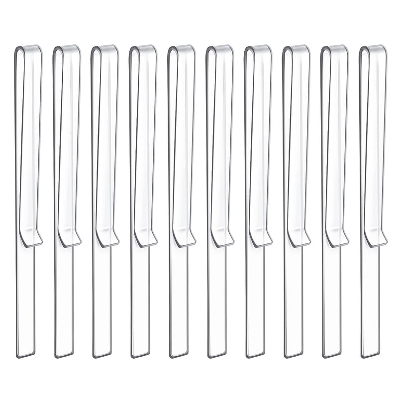 SAVITA 10 Pcs Music Stand Clips, Clear Acrylic Music Holder Clip Book Page Clip for Wind for Musician Composer Outdoor Gig Rehearsal Easy Reading