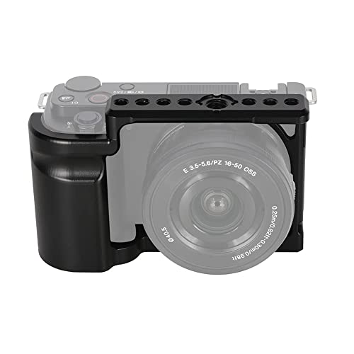 NICEYRIG Cage for Sony ZV-E10 Vlog Vlogging Camera with Aluminum HandleGrip