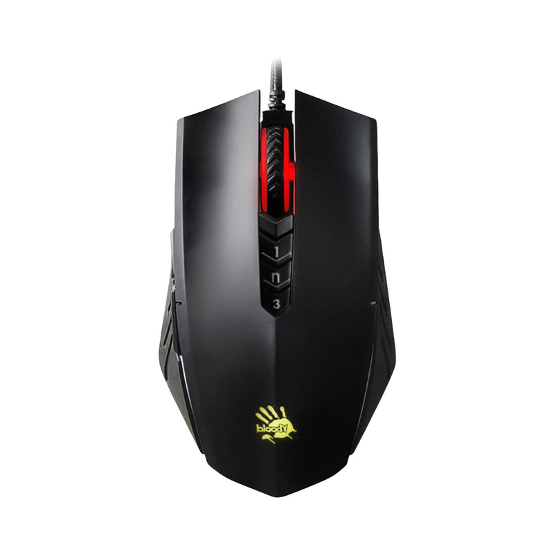 Bloody A70x Optical Gaming Mouse with Light Strike (LK) Switch & Scroll - Fully Programmable and Advance Macros (A70x-MatteBlack) A70x-MatteBlack