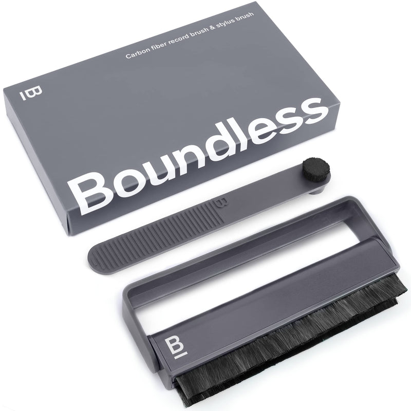 Record Cleaner Kit - 2-Piece Vinyl Record Cleaning Kit Includes Vinyl Record Brush & Stylus Cleaner - Carbon Fiber Anti-Static Vinyl Brush & Stylus Brush