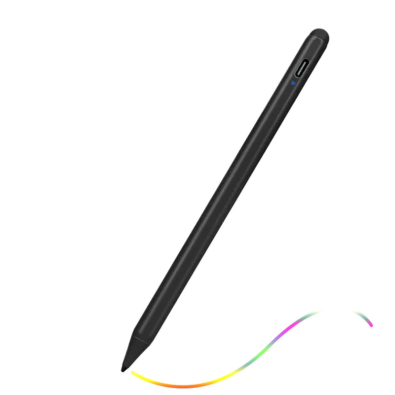 2021 Stylus Pen for iPad Air 4th/3rd Generation Pencil with Palm Rejection and Magnetic, 1.5mm Fine Point Tip 2nd Generation Stylist Pens Compatible with Apple iPad Air 4th/3th Gen Slim Pen,Black Black