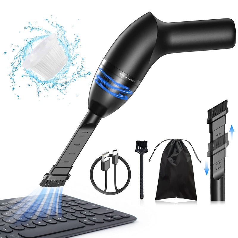 4.3Kpa Keyboard Vacuum Cleaner Mini：Handheld Computer Vacuum Cordless for Car Laptop Sewing Machine Portable Keyboard Vac USB Desk Crumbs Dust Cleaners
