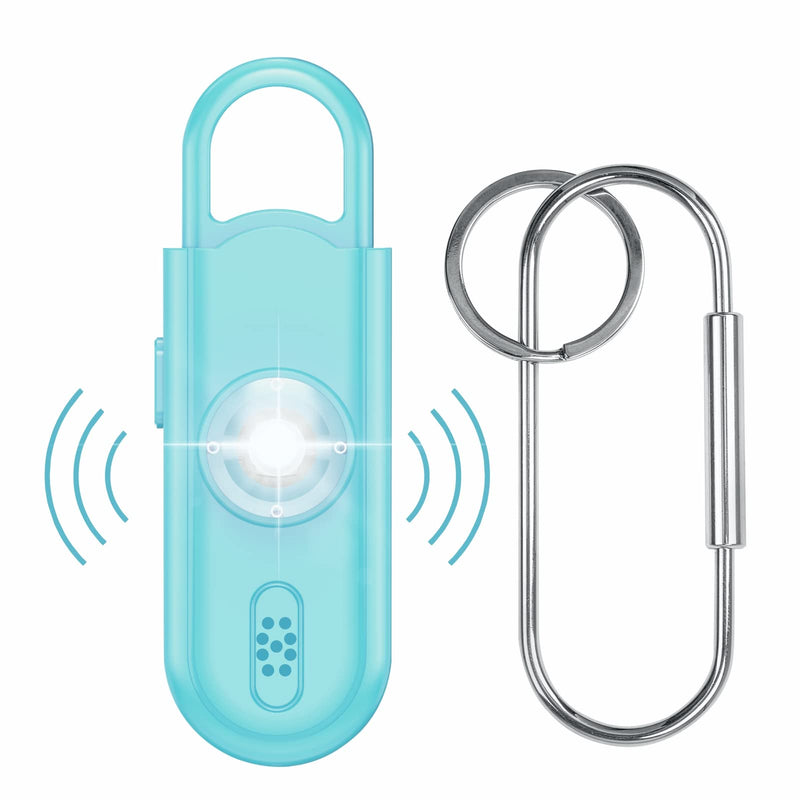 Personal Safety Alarm for Women Girls, 130dB Loud Siren with SOS Light, Flashlight, 1000ft Audible, Double Speakers Help Kids, Elderly Emergency Call, Alert Panic Button Self Defense Devices Blue