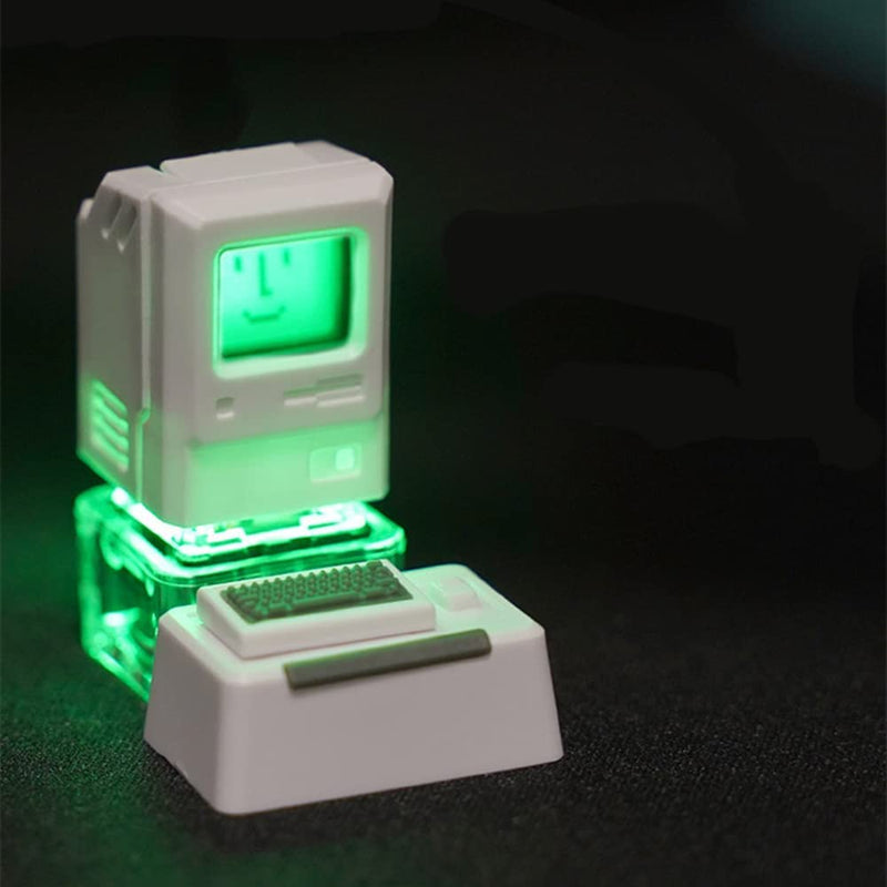 Custom keycaps for Esc Key and Tab Key, Magnetic and Light-Transmission Design, fits Most Keyboards Especially 60% Mechanical Gaming Keyboard