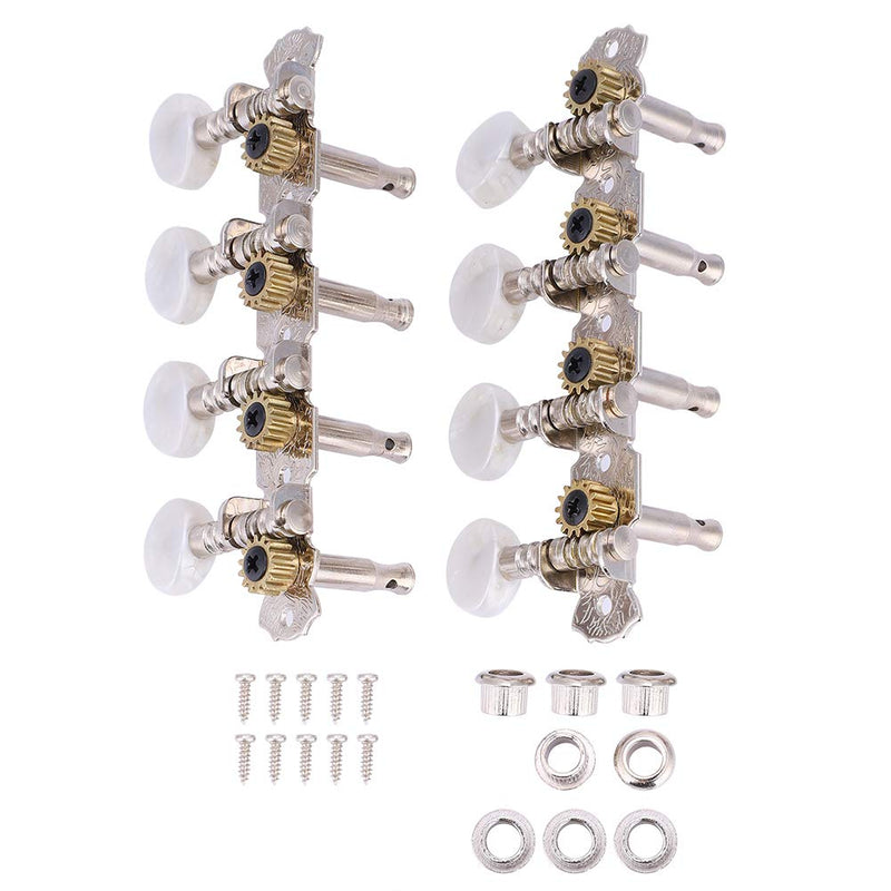 Mandolin Tuning Pegs 4L4R Acrylic Vintage Keystone Tuning Keys Machine Head 4L 4R Guitar Accessory Parts Tuners Set Replacements for 8 String