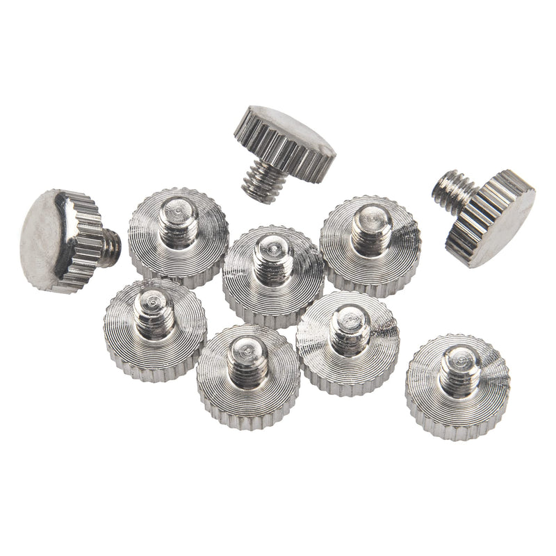 [AUSTRALIA] - 10Pcs Yootones Trumpet Slide Finger Ring Holder Screw Compatible with Trumpet Accessory Replacement (Silver) 