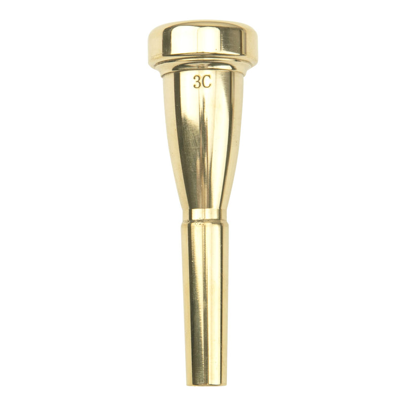 1Pcs Yootones Metal Gold Plated Trumpet Mouthpiece Compatible with Trumpet Accessories Parts (3C) 3C