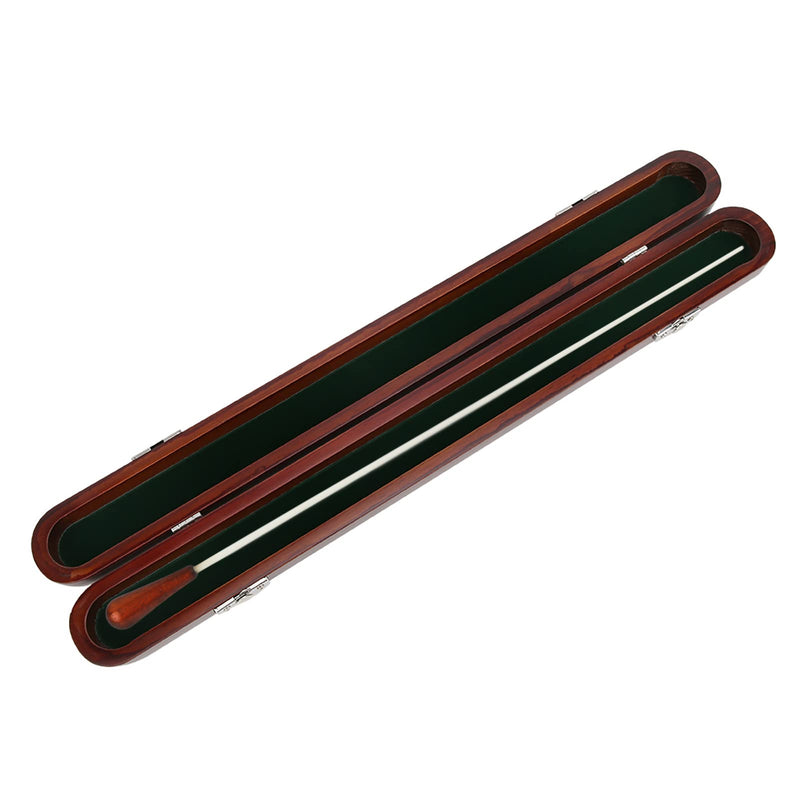Red Sandalwood Baton Box, Red Wood Conductor Baton Case Durability Resistant to Corrosion Red Wood Baton Box Case, for Storage Musical Accessory Baton