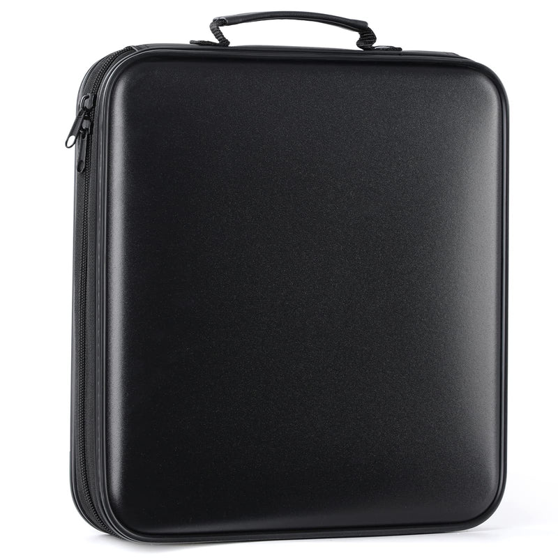 [AUSTRALIA] - TIMCORR DVD Storage CD Case Holder: 160 Capacity CD Sleeves Black Disc Cases Binder for Car - CD Hard Organizer Box - Large DVD Wallet for Movie/Music/Game & Portable CD Book 