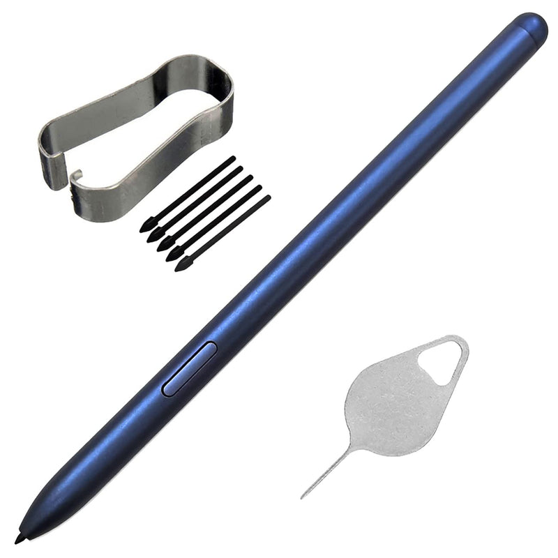 Bestdealing Tab S7 Stylus T870 T875 T876B S Pen Replacement S7+ T970 T976B Touch for Samsung Galaxy SM-T870 SM-T875 SM-T876B SM-T970 SM-T976B with Tips Tweezer Repair Part (Phantom Navy) Phantom Navy