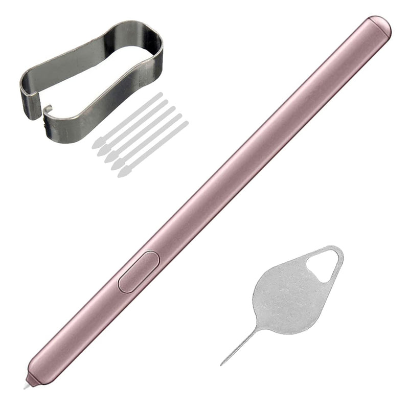 Bestdealing Galaxy Tab S6 Stylus T860 T865 S Pen Replacement Touch for Samsung SM-T860 SM-T865 10.5 in with EJ-PT860BAEGUJ Tips Tweezer Repair Part (Rose Blush) Rose Blush