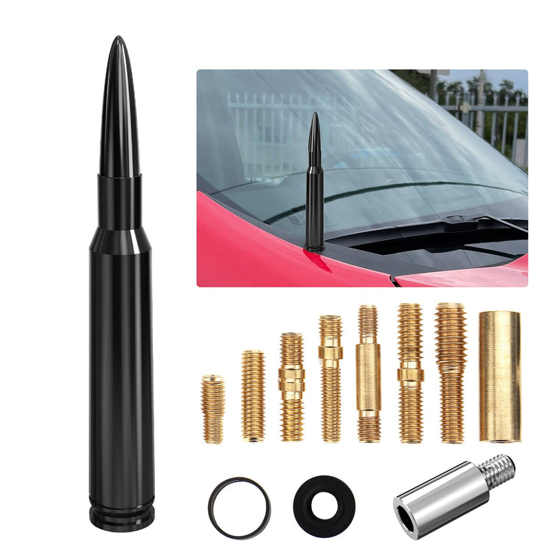 [AUSTRALIA] - Car Truck Bullet Antenna for GM Chevy Silverado 1500 2500 3500 HD Avalanche GMC Sierra 1500 2500 3500 Denali Heavy Duty Pickup Trucks Accessories 