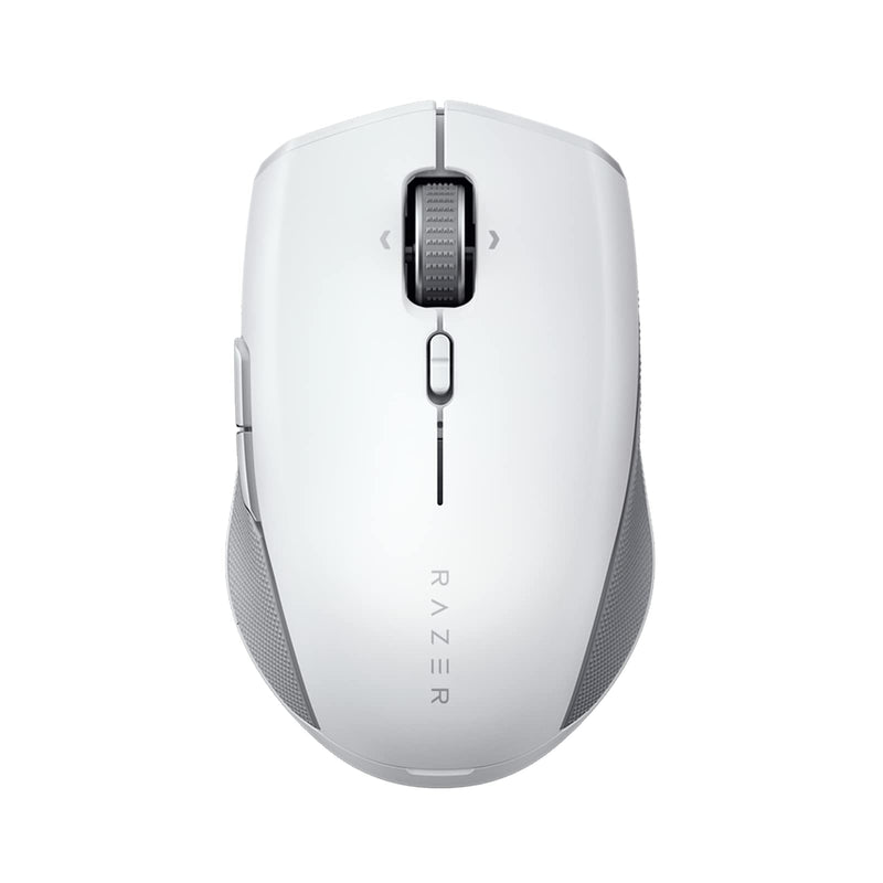 Razer Pro Click Mini Portable Wireless Mouse: Silent, Tactile, Mouse Clicks - Sleek & Compact Design - HyperScroll Technology - Productivity Dongle - Connect up to 4 Devices - 7 Programmable Buttons White