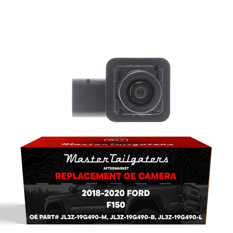 Master Tailgaters Replacement for Ford F150 Regular Cab/Extended Cab/Crew Cab w/Trailer Hook-Up Lamp (2018-2020) Backup Camera OE Part # JL3Z-19G490-M, JL3Z-19G490-B, JL3Z-19G490-L