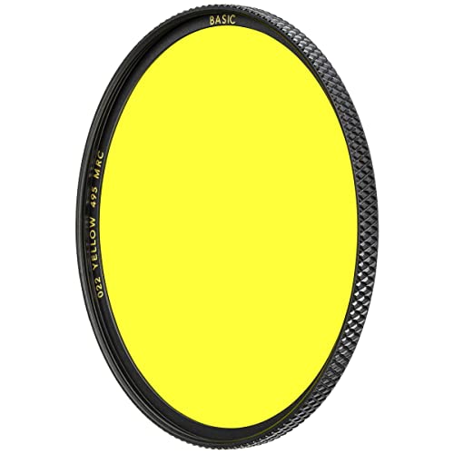 B+W 43mm Basic Black & White (Yellow) MRC 022M Glass Filter