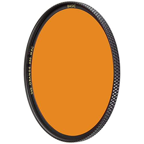 B+W 49mm Basic Black & White (Orange) MRC 040M Glass Filter