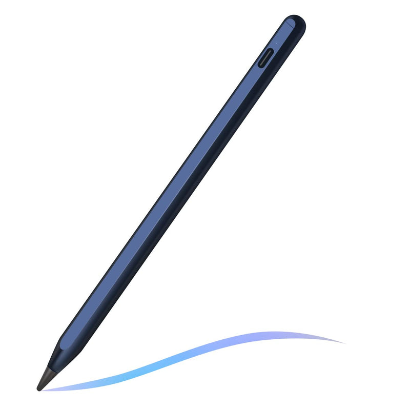 Stylus Pencil for iPad 9th Generation, Active Pen with Palm Rejection Compatible with (2018-2022) Apple iPad 9th 8th 7th Gen/iPad Pro 11 & 12.9 inches/iPad Air 4th 5th Gen/iPad Mini 6th Gen (Blue) Blue