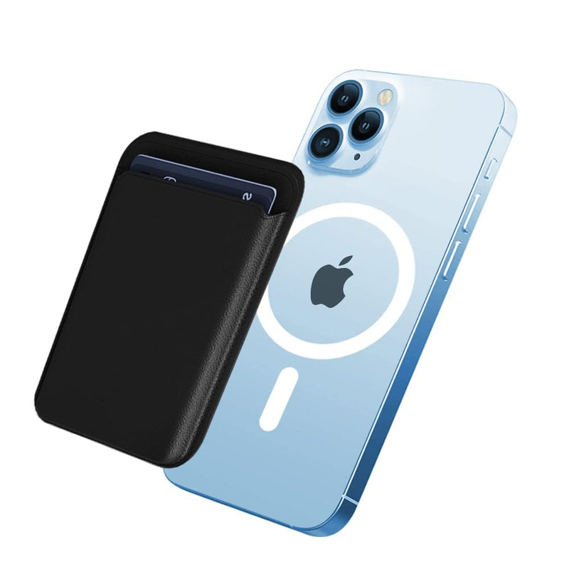 Magnetic Card Wallet Holder with MagSafe for iPhone 15 Pro Max/15 Pro/15 Plus/15,for iPhone 14 Pro Max/14 Plus/14 Pro/14, for iPhone 13 Pro Max/13 Pro/13/13 Mini, for iPhone 12/12 Pro/12 Max,Midnight Midnight
