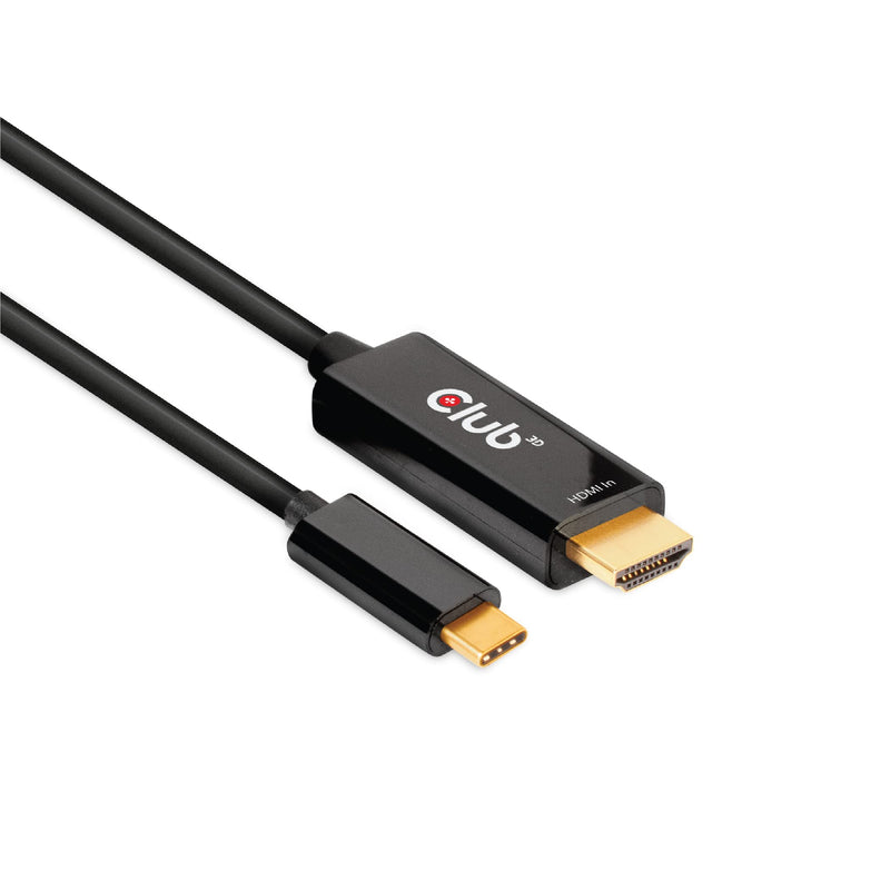 Club 3D 4K 60Hz HDMI to USB Type C Video Cable HDMI 2.0 (Male) to USB Type C (Male) Active Monitor Converter 1.8m/6 Feet CAC-1334 Cable M/M 1.8m