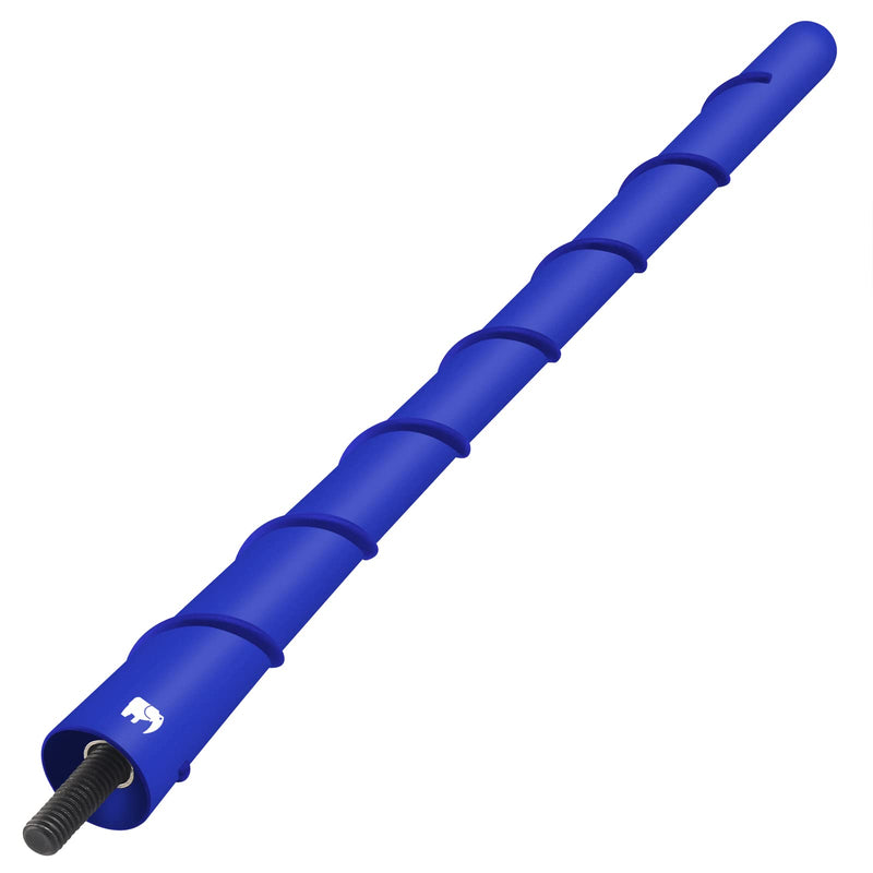 [AUSTRALIA] - ONE250 8" inch Spiral Flexible Copper Core Antenna, Compatible with Jeep Wrangler JK JKU JL JLU Rubicon Sahara Gladiator (JL) [JT] Renegade Cherokee - Designed for Optimized FM/AM Reception (Blue) 