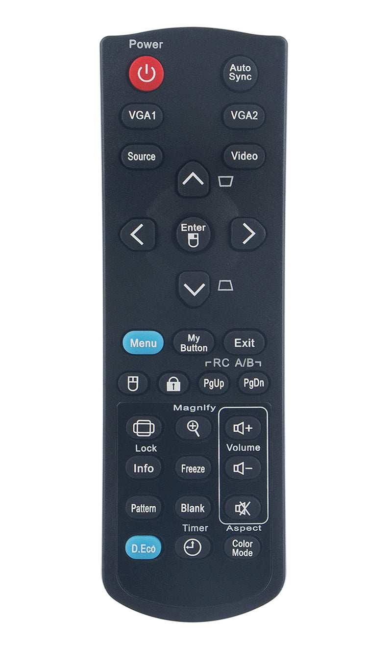 Replaced Remote Control Compatible with Viewsonic Projectors PJD6253 PJD6383 PJD6383S PJD6553W PJD6653W PJD6653WS PJD6683W PJD6683WS PJD5126 PJD5226 PJD6223 PJD6353 PJD6653W PJD6353S PJD6653WS
