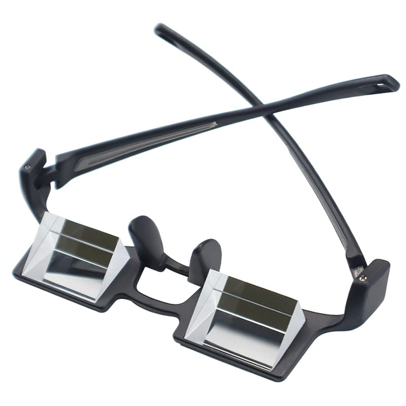 Prism Glasses Lazy Glasses Horizontal Position Glasses for lying down 90 Degree Glasses for Laying Down Reading and Watching TV