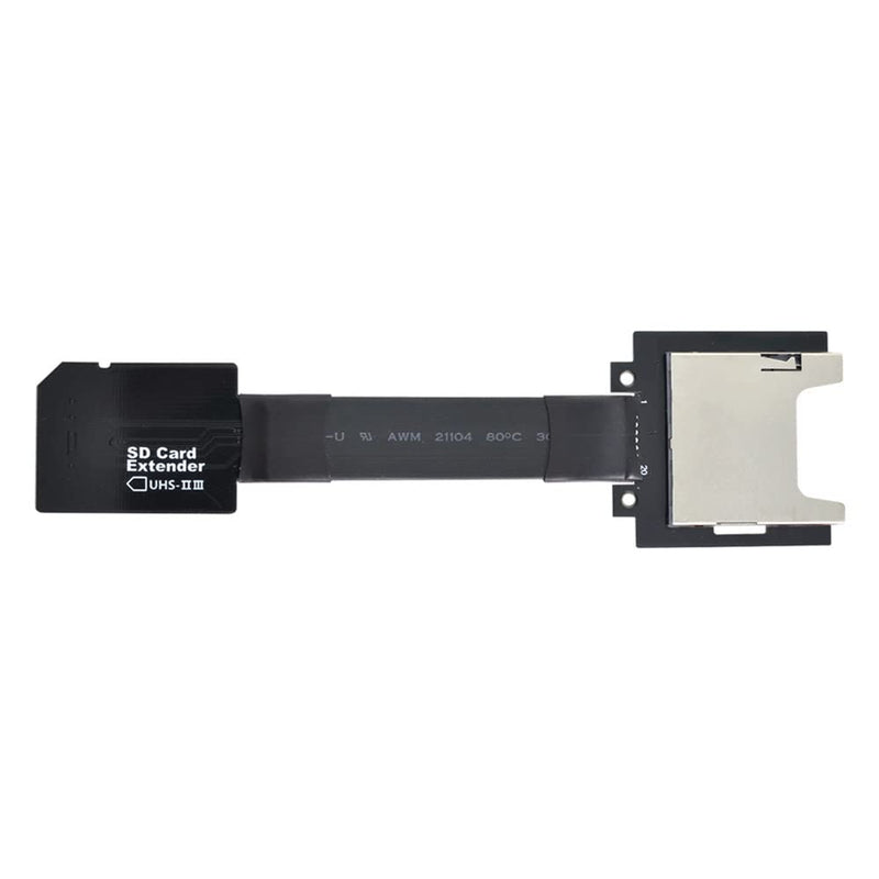 Xiwai SD Male Extender to SD Card Female Extension Cable Adapter Flexible SD/SDHC/SDXC UHS-III UHS-3 Black SD Male - SD Female