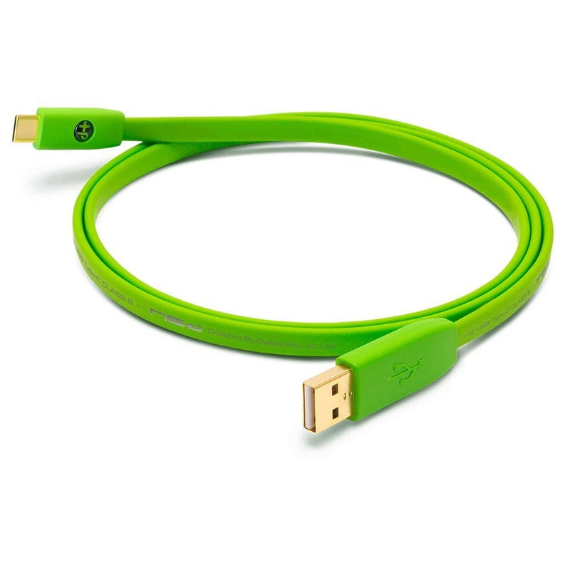 [AUSTRALIA] - Neo by Oyaide d+ USB (Class B) A to C - High Speed Durable Digital Cable for DJs, Musicians and Producers - Green 1 m 