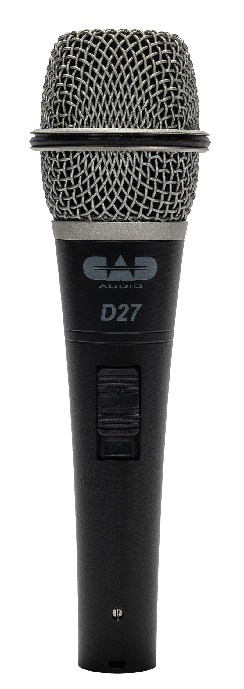 [AUSTRALIA] - CAD Audio D27 Supercardioid Handheld Dynamic Microphone – QuietTouch On/Off Switch, Neodymium Capsule, Metal Construction 