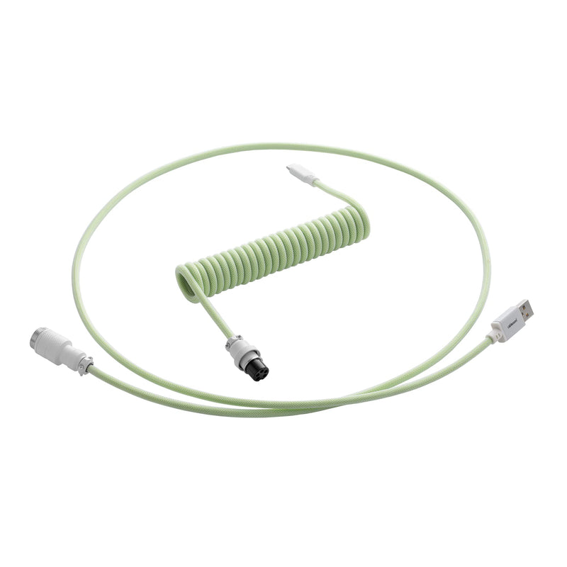 CableMod Pro Coiled Keyboard Cable (Lime Sorbet, USB A to USB Type C, 150cm) Pro Coiled (USB Type C) Lime Sorbet
