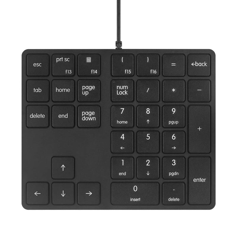 Numeric Keypad 34 Keys (30%) Mini Multifunctional Wired Numpad Portable Keypad Black Magicforce by Qisan