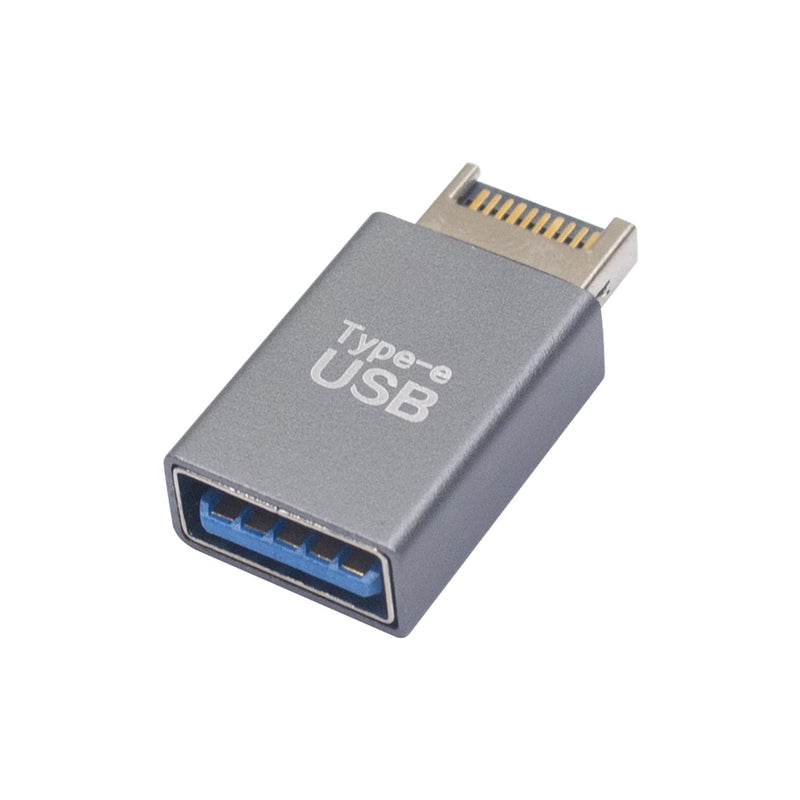 Duttek USB C Motherboard Adapter, 10Gbps USB Type C Motherboard Adapter Converter, High Speed 3.1 USB Type-E Male to USB3.0 Female Motherboard Internal Adapter for Computer.