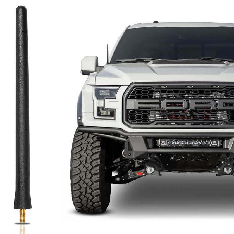 [AUSTRALIA] - KSaAuto Short Antenna for 2009-2023 Ford F150 2017-2023 Ford F250, Car Antenna Replacement for FM AM Reception, Flexible Rubber Antenna, Ford F150 Dodge Ram 1500 Accessories 6 3/4 Inch 