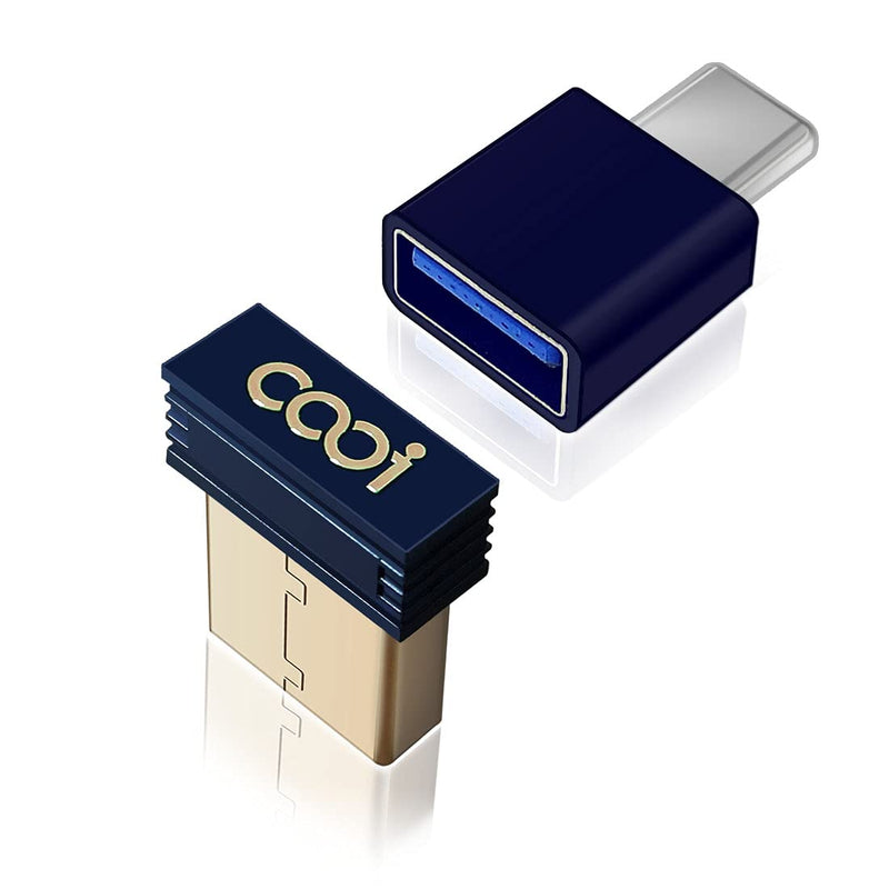 Mouse Jiggler, COOIDEA Mini Undetectable Mouse Mover with ON/Off Touch Switch, USB-C Adapter ,2 Jiggle Modes, Driver-Free, Plug-and-Play Keeps Computer/Laptop Awake,Black.