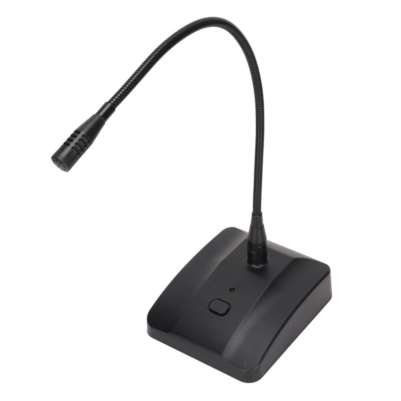 Dilwe Desktop Microphone with Mute, 360° Adjustable Gooseneck Microphone with XLR to 6.35mm Cable, Cardioid Condenser Condenser Computer Microphone for Broadcast Recording