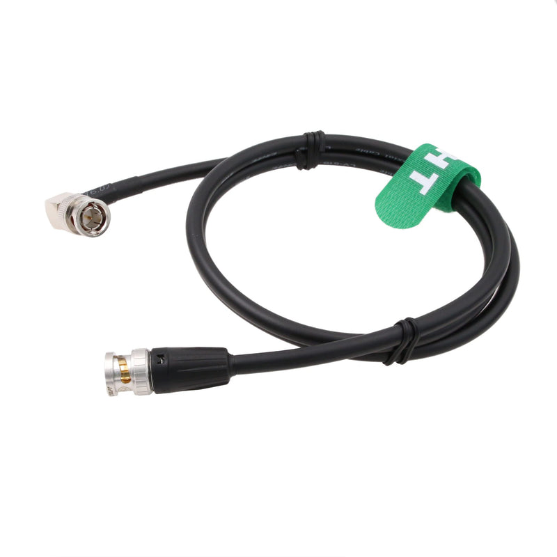 [AUSTRALIA] - High Flex 12G 3G HD SDI 75 ohm Coaxial Video Cable 4K 60fps Male BNC to Right Angle Male BNC Canare LV-61S for RED ARRI Camera Monitor 5M 